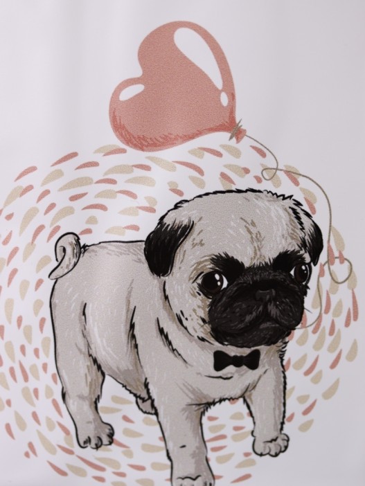 ОБЛОЖКА ДЛЯ ПАСПОРТА &quot;Mops&quot;, плотность 600 мкм 