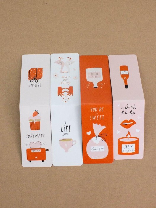 Набор магнитных закладок &quot;Hey, sugar&quot;, 4 шт., 35х70 мм 