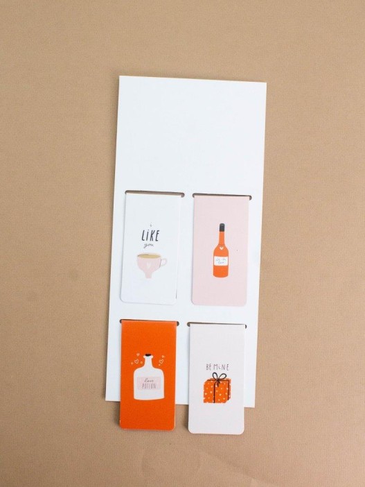 Набор магнитных закладок &quot;Hey, sugar&quot;, 4 шт., 35х70 мм 