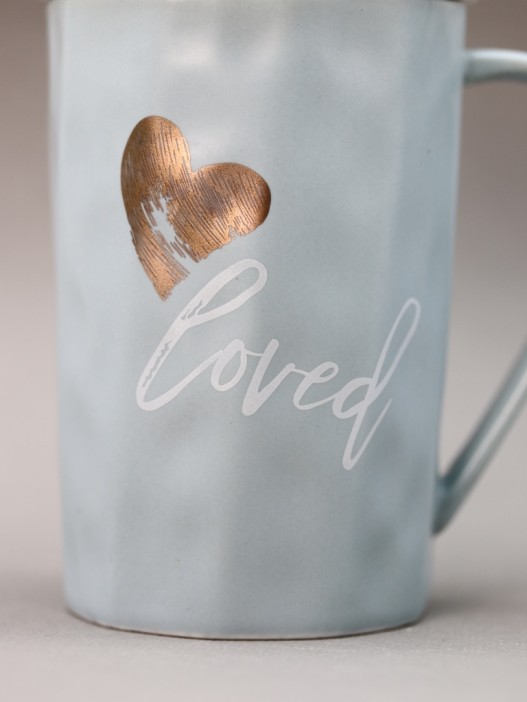 Кружка «Love u», blue 