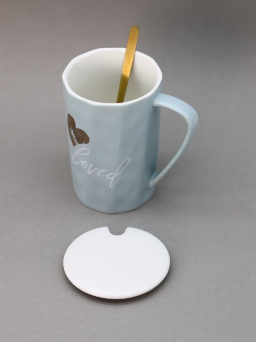 Кружка «Love u», blue 