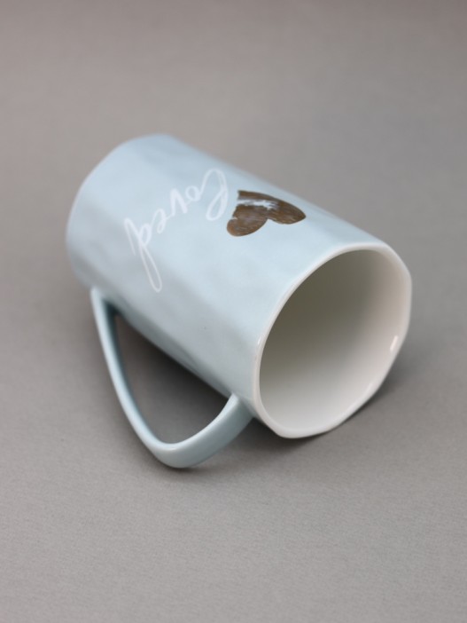 Кружка «Love u», blue 