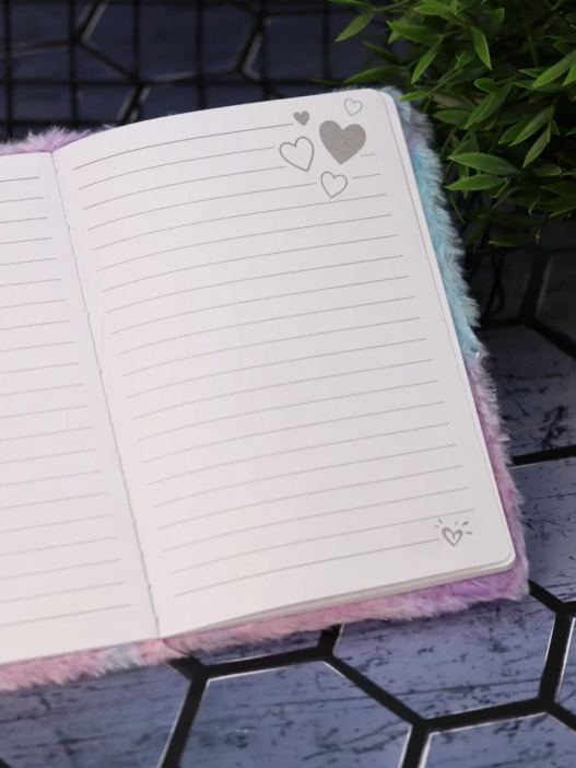 Блокнот плюшевый &quot;Unicorn head&quot;, colorful, 21х14,5 см, плотность 80 гр. 