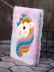 Блокнот плюшевый "Unicorn head", colorful