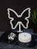 Неоновый LED ночник настольный &quot;Butterfly&quot;, свечение mix (20*23,5 см) 