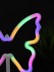 Неоновый LED ночник настольный &quot;Butterfly&quot;, свечение mix (20*23,5 см) 