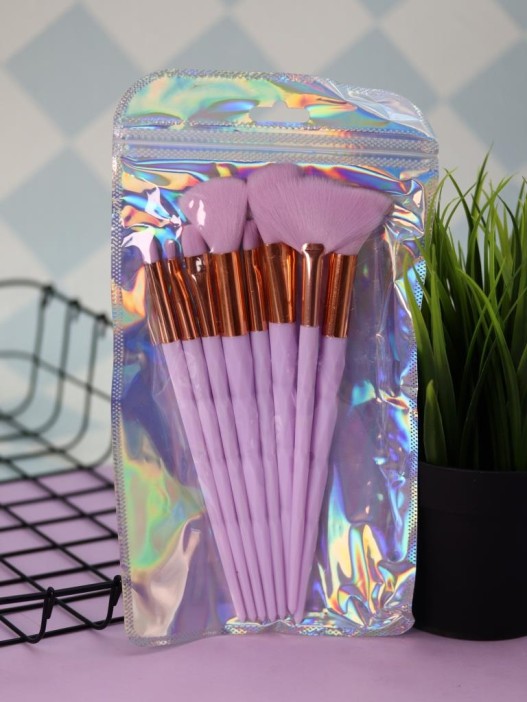 Набор кистей для макияжа &quot;Prism Beauty&quot;, 8 кистей, purple 