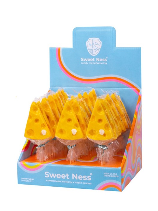 Карамель леденцовая &quot;Сыр&quot; ш/б 36шт х 30гр (персик, маракуйя) 