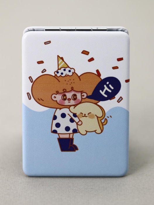 Зеркало &quot;Girl bread hi&quot;, blue 