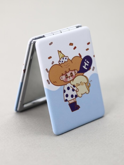 Зеркало &quot;Girl bread hi&quot;, blue 