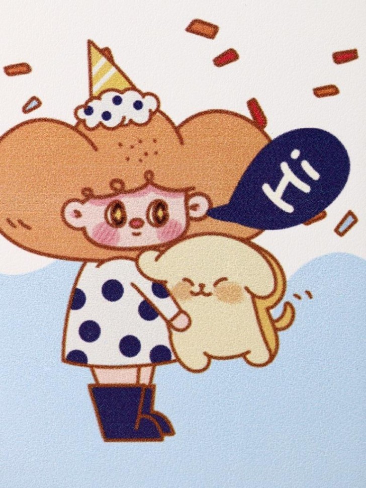 Зеркало "Girl bread hi", blue