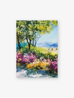 Набор бирок-открыток 10 шт. «Летний пейзаж», 5*7 см