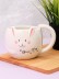 Кружка керамическая «Rabbit dream big», white (450 мл) 