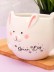 Кружка керамическая «Rabbit dream big», white (450 мл) 