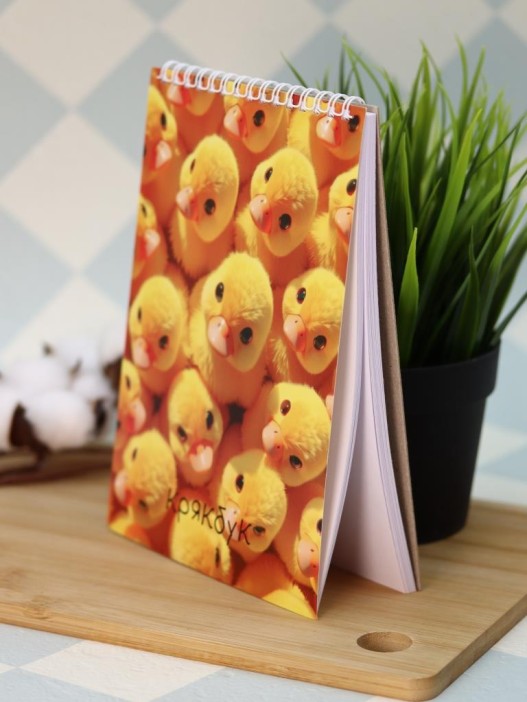 Скетчбук DRAW ME! "Утиная вечеринка", 14х20 см, плотность 100 гр 