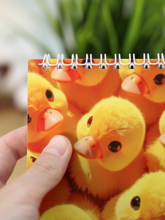 Скетчбук DRAW ME! "Утиная вечеринка", 14х20 см, плотность 100 гр 