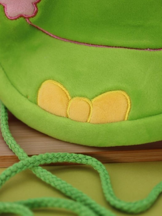 Сумочка плюшевая &quot;Frog&quot;, green (16*14 см) 
