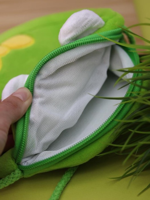 Сумочка плюшевая &quot;Frog&quot;, green (16*14 см) 