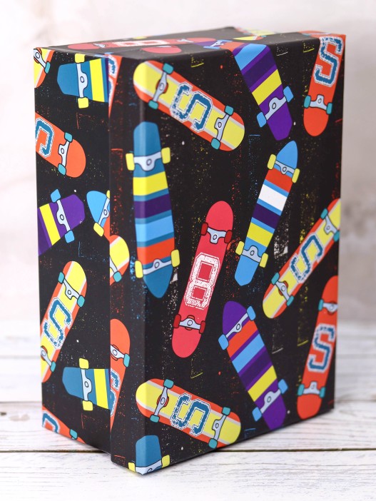 Подарочная коробка «Skateboard», 23*16*9.5 
