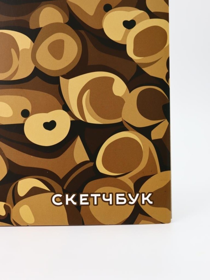 Блокнот для зарисовок DRAW ME! "Мишка", 14х20 см, плотность 100 гр
