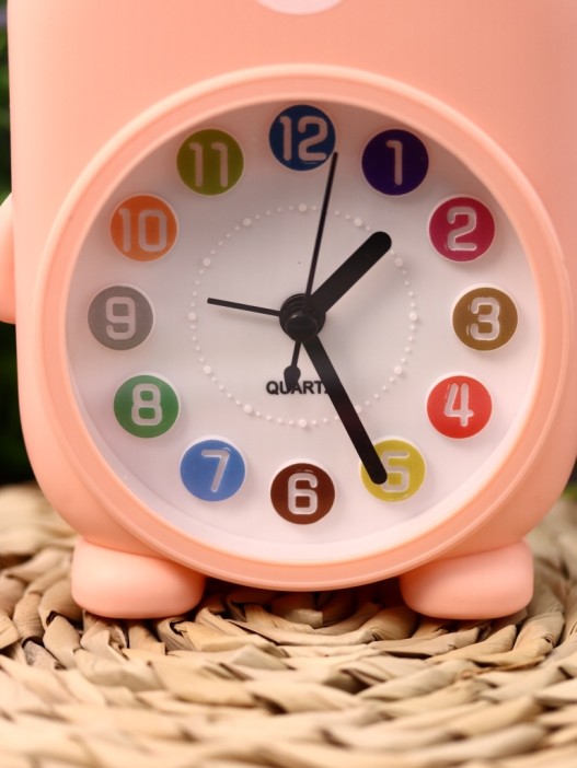 Часы-будильник «Rainbow rabbit», pink (14,5х12 см) 