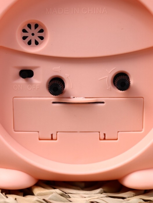 Часы-будильник «Rainbow rabbit», pink (14,5х12 см) 