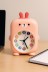 Часы-будильник «Rainbow rabbit», pink (14,5х12 см) 