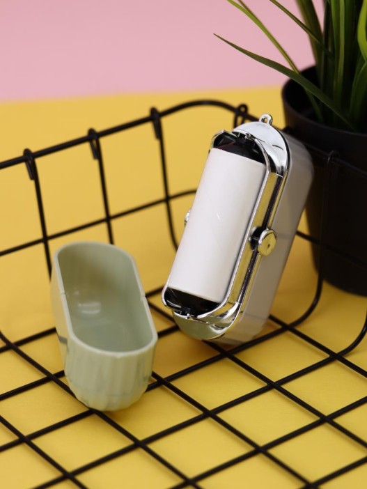 Ролик для чистки одежды компактный iLikeGift &quot;White and green box&quot;, (6,5*8,5*3,5 см) 