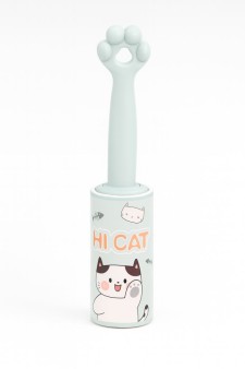 Ролик для чистки одежды "Turquoise cat paw", 10 см*60 листов