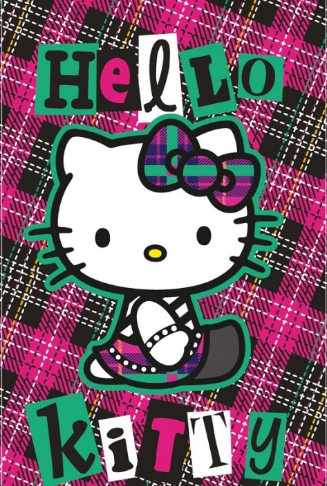 Блокнот А7 &quot;Hello Kitty-3&quot;, 65*98мм, клетка, 40 л, 200 гр/м2 