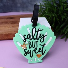 Бирка для багажа "Salty but sweet"