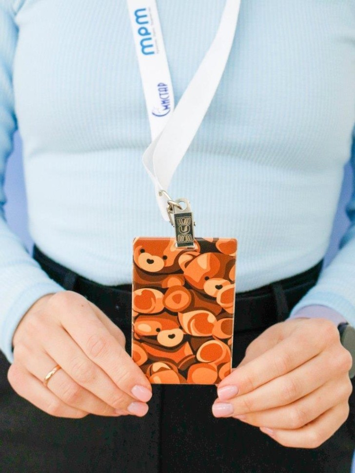 Держатель для карт "Мишки" (6,5 х 10,4 см)