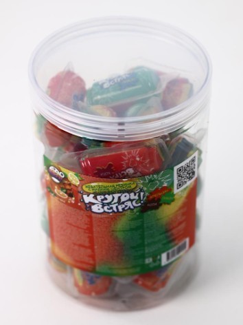 Жевательная резинка с жидким центром «Крутой встряс», 30 шт. 