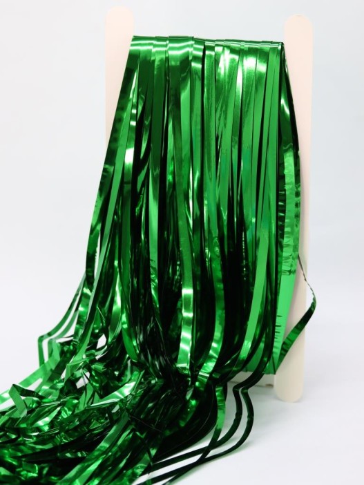 Праздничный занавес, дождик для фотозоны &quot;Rain&quot;, green (100*200 см) 