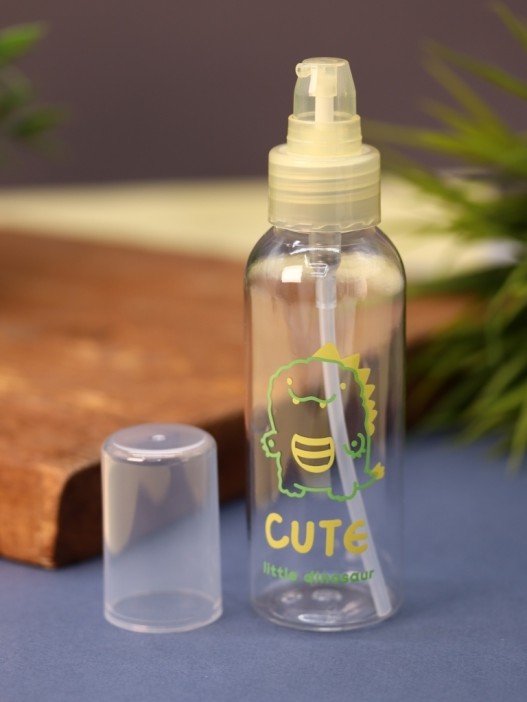 Дорожная бутылочка "Little dinosaur cute", yellow (100 ml) 