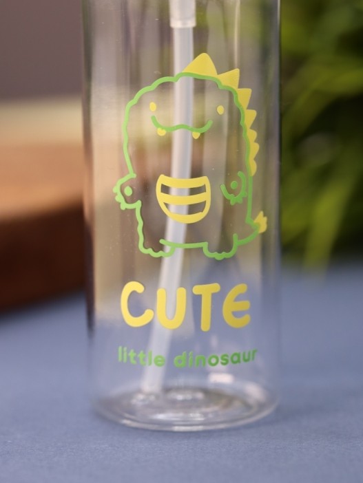 Дорожная бутылочка "Little dinosaur cute", yellow (100 ml) 
