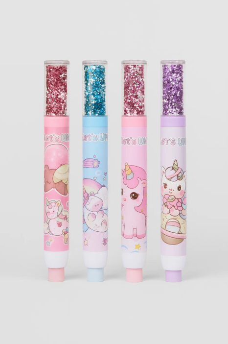 Ластик выдвижной &quot;Sweet unicorn&quot;, mix, шоу-бокс 36 шт. 