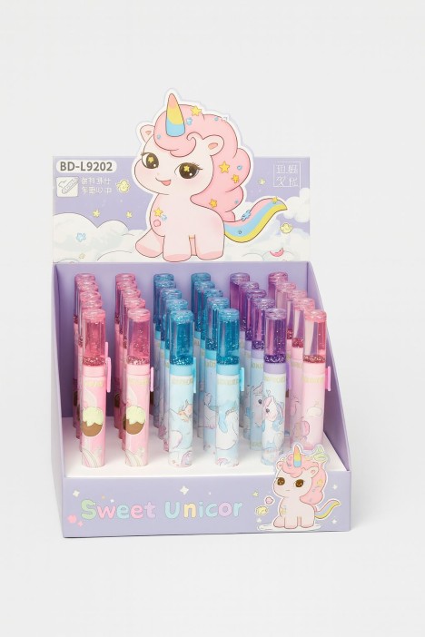 Ластик выдвижной &quot;Sweet unicorn&quot;, mix, шоу-бокс 36 шт. 