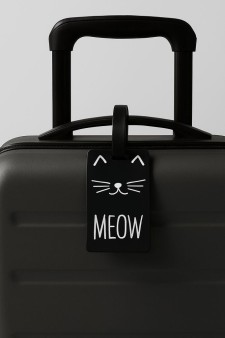 Бирка для багажа "Meow"