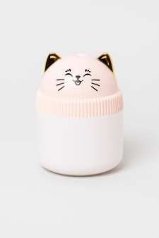 Настольный увлажнитель воздуха - ночник iLikeGift "Cat", pink, (портативный, USB)