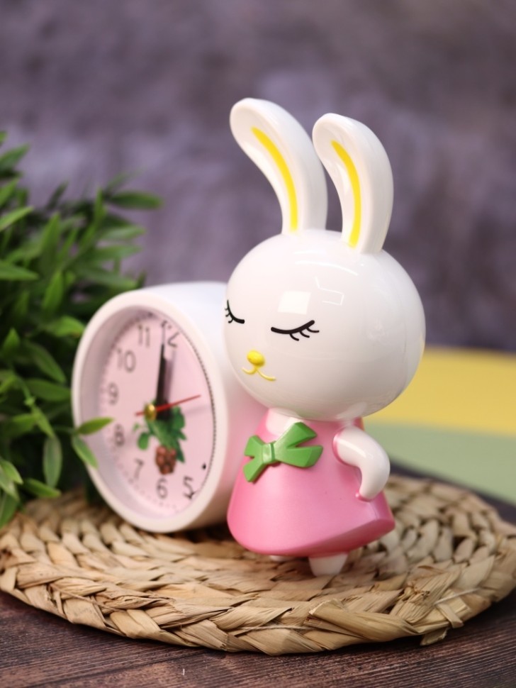 Часы-будильник "Bunny Buzz", pink