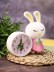 Часы-будильник "Bunny Buzz", pink