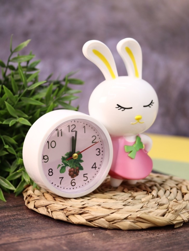 Часы-будильник "Bunny Buzz", pink