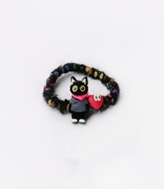 Резинка для волос GIRLY "Котик", чёрная