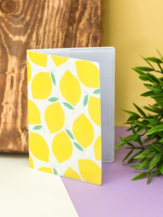 ОБЛОЖКА ДЛЯ ПАСПОРТА &quot;Lemongrass&quot;, плотность 560 мкм 