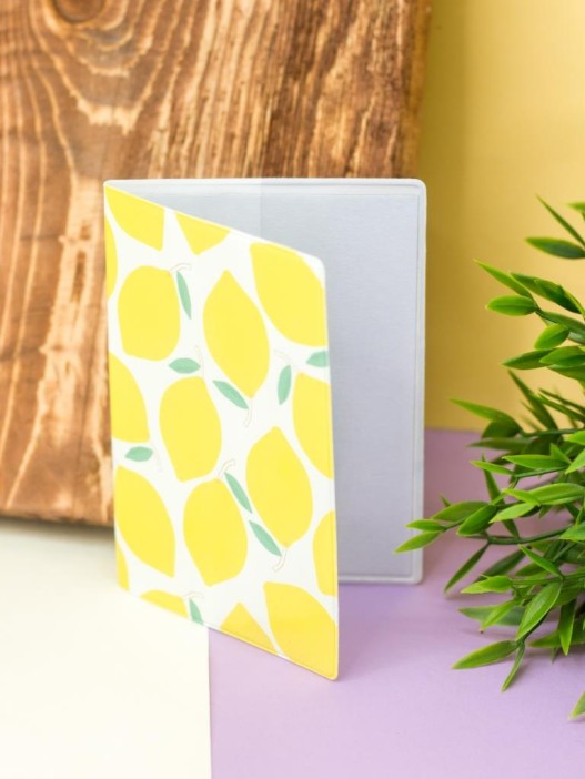 ОБЛОЖКА ДЛЯ ПАСПОРТА &quot;Lemongrass&quot;, плотность 560 мкм 