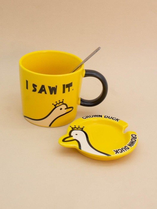 Кружка «I SAW IT.», yellow (450 ml) 