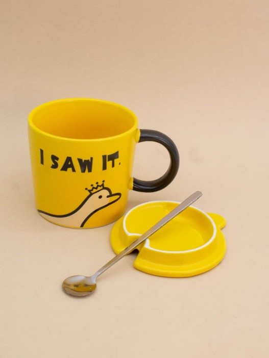 Кружка «I SAW IT.», yellow (450 ml) 