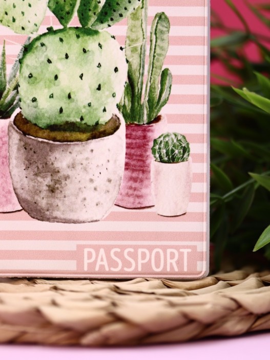 ОБЛОЖКА ДЛЯ ПАСПОРТА Cactus, плотность 600 мкм 