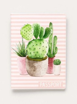 ОБЛОЖКА ДЛЯ ПАСПОРТА Cactus, плотность 600 мкм